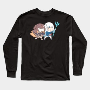 Gura and Anya Hololive Long Sleeve T-Shirt